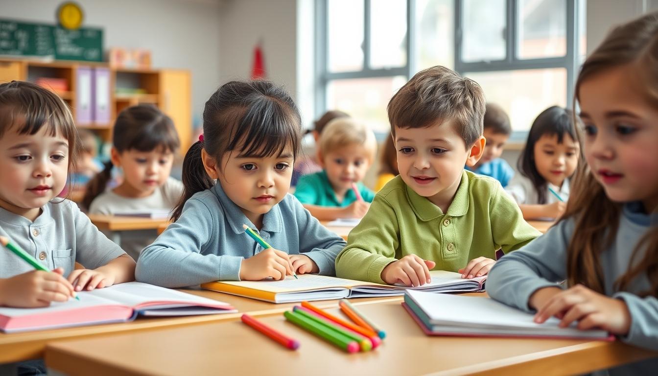 Students working in research laboratory